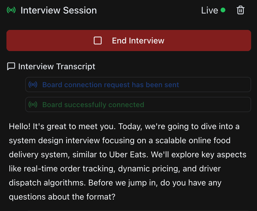 Live Interview